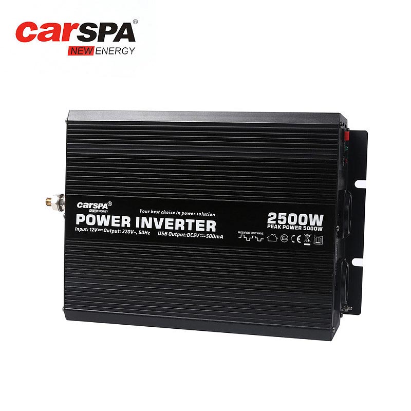 CAR2.5K-2500W 12/24/48V 230V Modified Sine Wave Power Inverter