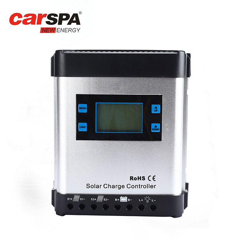 ENS12/24-80D-80A 12/24V Carspa PWM Solar Charge Controller With LCD