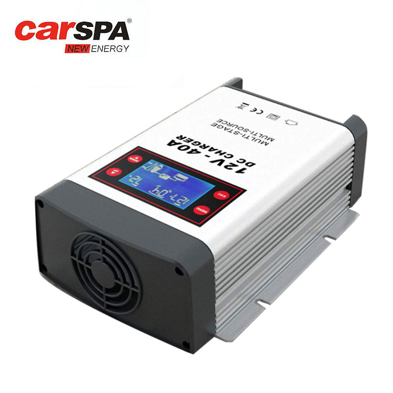 PBC1212-40-DC12V To DC12V 40A Battery Charger Charged By PV, Motor, Battery